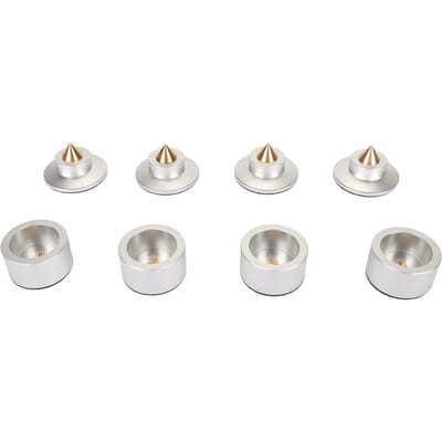4 pièces Pieds d'isolation pour enceintes Absorption professionnelle des chocs Pointes d'isolation Hi-Fi pour enceintes pour