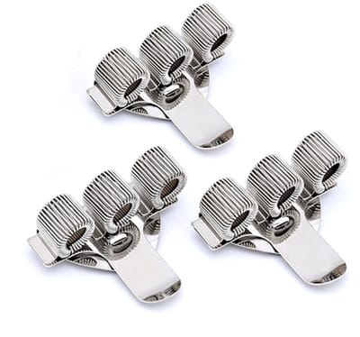 Dailygoods- Penhouder Uitbreidbaar - Metalen Penhouder - Penhouder Zelfklevend - Penhouder voor Notitieboek - Flexibele Veerring - Roestvrij Staal - Pennenclip