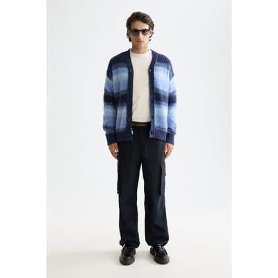 Scotch & Soda Alpaca Wool Blend Cardigan Peacoat Melange Taglia: L | Cardigan Outlet | Uomo