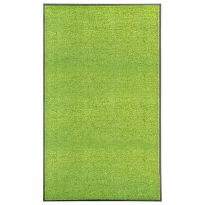 vidaXL - Deurmat - wasbaar - 90x150 - cm - groen