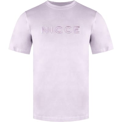 Nicce Korte Mouw Licht Roze Heren Katoen Mercurius T-Shirt 0034 K002 0743