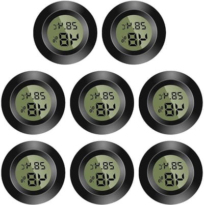 Digitale Binnen en Buiten Thermometer en Hygrometer met LCD Scherm