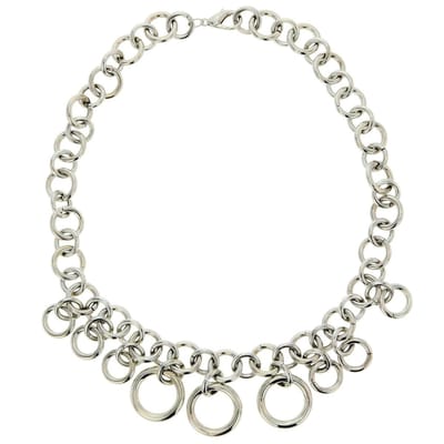 Behave - Zilverkleurige ketting - Statement accessoire - Lange damesketting