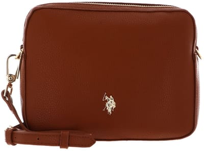 U.S. POLO ASSN. schoudertas Mansion Zip Crossbody Bag Tan bruine