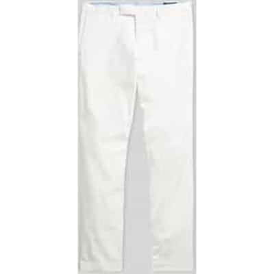Slim fit chino van katoenmix