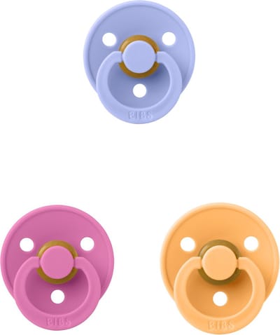 Bibs fopspeen 6-18 maanden set 3 stuks Bubblegum,Hush en Sunkissed maat 2