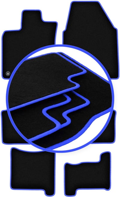 CARLUX-BLUE automatten voor: Nissan Qashqai +2 crossover (2007-2013)