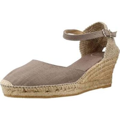 Toni Pons Caldes Dames Espadrilles Taupe | Taupe | Linnen | Maat 37 | CALDEStaupe