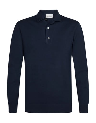 Profuomo Polo One Piece Polos Donkerblauw Ppxj30003