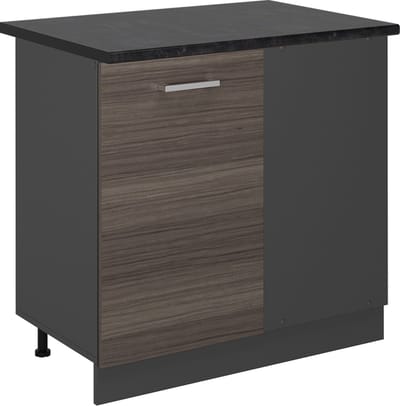 Vicco R-Line Hoekkast – 86 cm, WB Antraciet Edel grijs