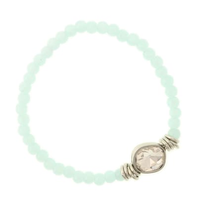 Behave - Armband met blauwe glaskralen - Subtiel en elegant - Dagelijks