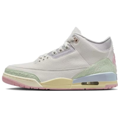 Air Jordan 3 Retro Spring is In The Air Heren Sneakers Wit Zeil Jade-Aura-Aura-Iced-Carmine-Muslin-Iris-Whisper IF4396-100 36