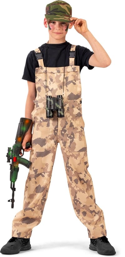 Leger Overall Camouflage Jongens - Maat 140