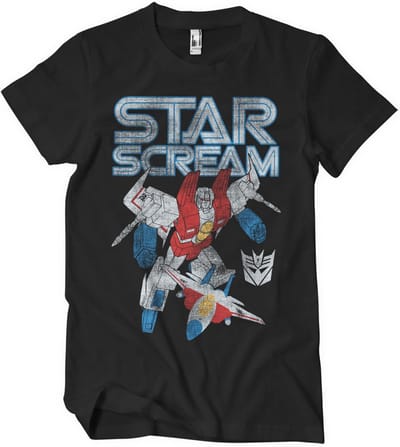 Transformers Stars-kleurig, gewassen, groot en lang T-shirt HSB-1-TF1019-H4-8