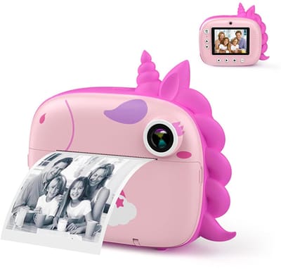 Vesfy Kindercamera met Printer - Direct Foto’s Printen - 32GB - Oplaadbaar - Perfect Cadeau voor Kinderen