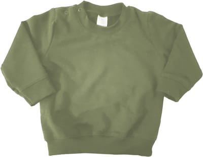 Mooie baby trui sweater in het groen voor jongens en meisjes met lange mouwen maat 74