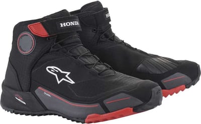 Alpinestars Honda Cr-X Drystar Riding Schoenen Zwart Rood Grijs - Laars