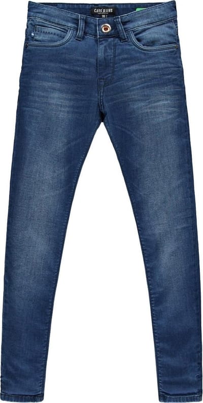Cars Jeans Jongens Jog Jeans BURGO slim fit - Dark Used - Maat 98