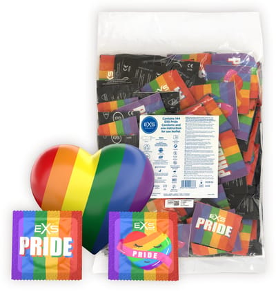 EXS Pride condooms - 144 stuks (grootverpakking)
