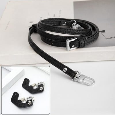 Geen Perforatie Leer Gesp Transformatie Crossbody Riem Tas Ketting Hardware Accessoires