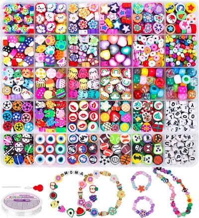 BOTC Sieraden Set - Knutselen meisjes - Armband Maken Set - 1050-Delig - Sieraden Halsketting Maken - 24 Stijl - Cadeau voor Meisjes Kinderen