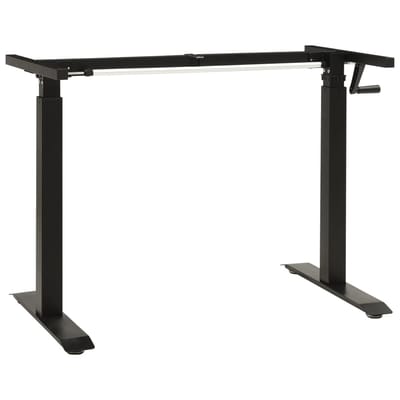 vidaXL - Zit-stabureauframe - met - slinger - handmatig - zwart