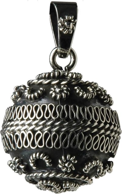 Babylonia - Bola - zwangerschapsketting - met koordje - Filigrain rond - One size