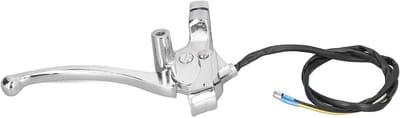 Aluminium Remhendel Retro Stijl Links Vervanging voor GY6 Znen 150T-E Vintage met Stuurpijp en Remkabel voor Trommelrem, Geschikt voor Motoren en Scooters