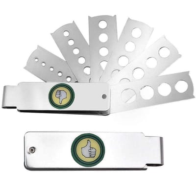 Dailygoods- Meetsteen Compact - Edelsteen/Diamant Meetinstrument - Roestbestendig - Gebruiksvriendelijk - Duurzaam - Gevoelig - Edelsteenmeter