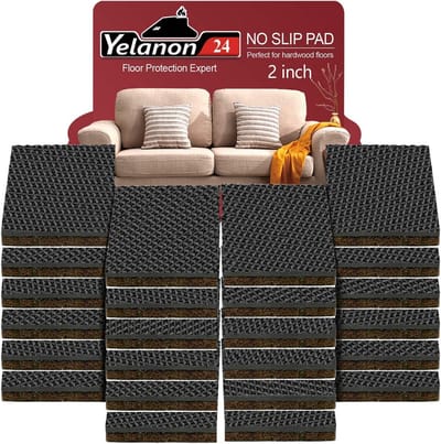 Antislip Meubelpads 24 Stuks - Zelfklevende Rubber Beschermers voor Meubelpoten