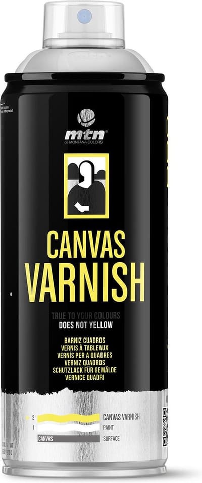 MTN Pro Canvas Vernis - Hoogglans 400ml - canvas, textiel, metaal, hout, glas etc.