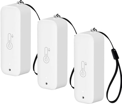 Weerstation Set - Temperatuur Meter - Binnen Buiten - Drie Draadloze Sensoren - 130 Meter Bereik
