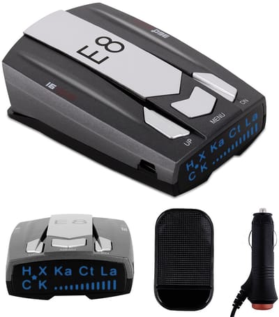 Oneay Auto snelheidswaarschuwingssysteem – 360° detectie met LED-display en spraakalarm