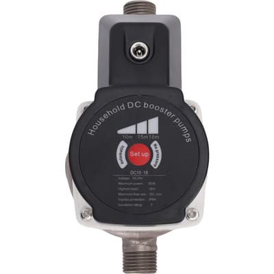 Pompe à Pression d'Eau Intelligente pour Douche 475,5 GPH 80W 36,2 PSI Économe en Énergie pour la Maison Interface NPT 1 pouce 2 pouces Manuel Automatique 2 Faible Bruit