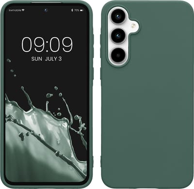 kwmobile telefoonhoesje geschikt voor Samsung Galaxy A55 5G - Hoesje voor smartphone - Back cover in dennengroen