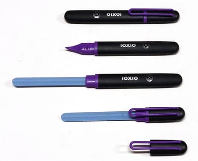 Ioxio - Keramische Nagelvijl - Care - lengte 14 cm. - vijloppervlak 8,5 x 1 cm. - Paars.