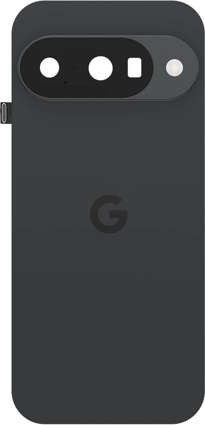 Google, Originele Batterijklep voor Google Pixel 10 met Camera-uitsparingen, Zwart