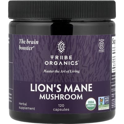 Tribe Organics, Champignon Reishi, 120 Gélules