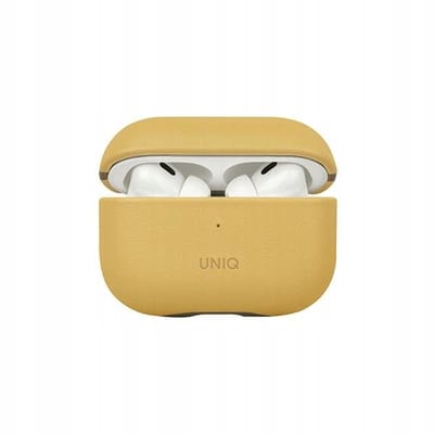 UNIQ Lyden DS Hoesje voor AirPods Pro 2 - Geel/Grijs