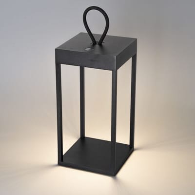 KS Verlichting - Carlo - Tafellamp - Oplaadbaar - Aluminium - LED - Modern - Zwart