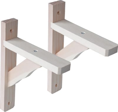 AMIG Plankdrager – 2 stuk – 230 x 160mm – Hout – 2 x 90kg – Beach Schapdrager