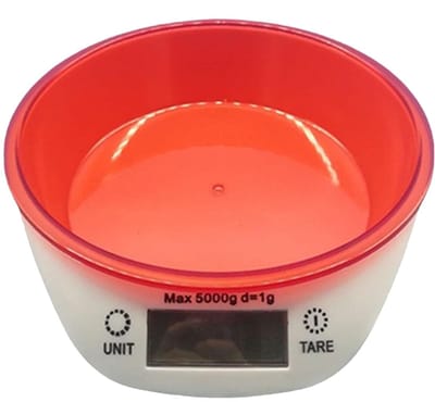 KZQ Electronic scale Digitale Keukenweegschaal Multifunctionele Voedingsweegschaal LED Scherm Meetbereik 0,1 oz (1 g) tot 5 kg (11 lb) Tarrafunctie