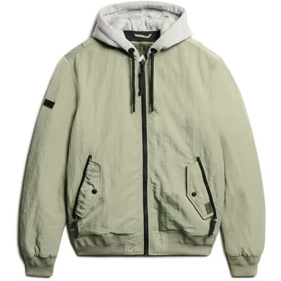 Militaire jack met capuchon Superdry MA1