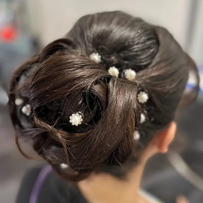 Curlies parel diamant - Bloem Spiraal Haarclip Bruiloft Bruid Haarclip Haaraccessoires 12 stuks