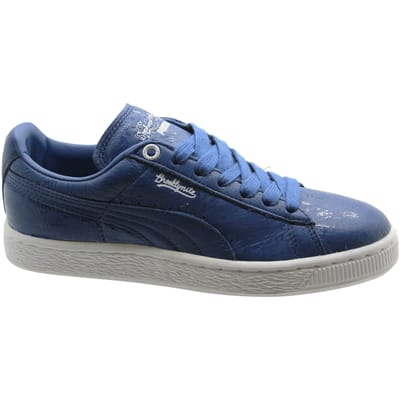 Puma Sophia Chang Basket Classic x Heren Leer Blauw Lo Trainers 357296 02 B19D