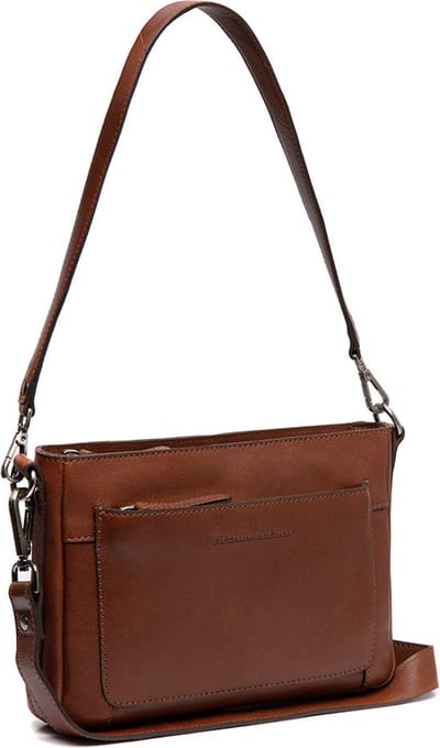 The Chesterfield Brand Leren Schoudertas Schoudertas Sicilia Shoulderbag Cognac Lichtbruin