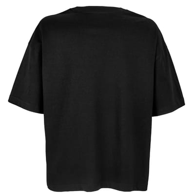 SOLS Dames/Dames Boxy Organic Oversized T-shirt (Diep zwart)
