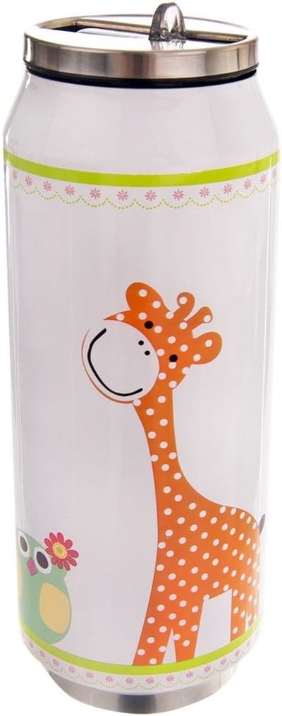 Thermosbeker Thermoskan GIRAFFE 400 ml - Koffiebeker To Go - Theebeker - Thermische Mok - Drinkbeker