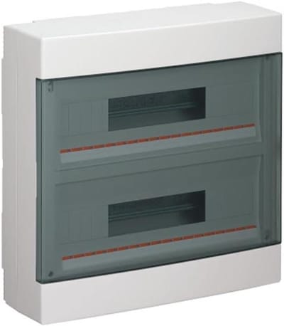 Centrale Wandkast - Elektrokast Deur - Installatie Componenten - IP40 Bescherming - 36 Modules - Grijs