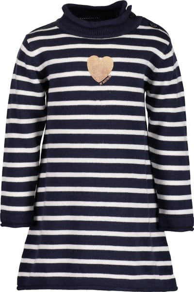 Blue Seven Meisjes Jurk - donker blauw - Maat 62